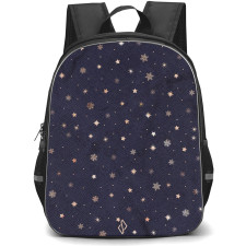 Burga Art Pattern Backpack StudentPack - Burga Midnight Kiss Star Pattern Art Poster
