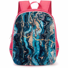 Burga Art Pattern School Backpack StudentPack - Burga Mystic River Poster