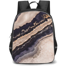 Burga Art Pattern Backpack StudentPack - Burga Royal Blue Art Poster