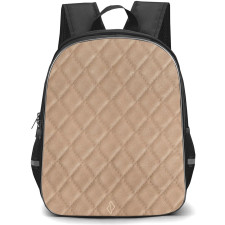 Burga Art Pattern Backpack StudentPack - Burga Simply Cream Quilted Poster