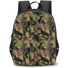 Burga Art Pattern Backpack StudentPack - Burga Subtropical Art Poster
