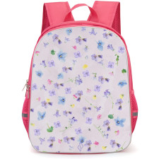 Burga Art Pattern Backpack StudentPack - Burga Wildflower Pattern Art Poster