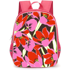 Kate Spade Backpack StudentPack - Kate Spade Pink And Red Flowers Poster