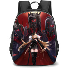 Azur Lane Friedrich Der GroBe Backpack StudentPack - Friedrich Der GroBe Illustration Art On Red Background