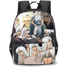 Bastard Heavy Metal Dark Fantasy Dark Schneider Backpack School Bag StudentPack - Dark Schneider Different Moods Portrait Collage