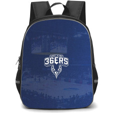 National Basketball League Adelaide 36ers Backpack School Bag StudentPack - Adelaide 36ers Logo On Stadium Background