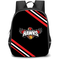 National Basketball League Illawarra Hawks Backpack School Bag StudentPack - Large Logo With Stripe