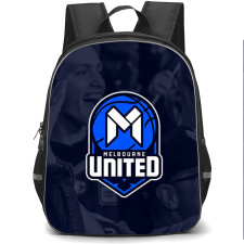 National Basketball League Melbourne United Backpack School Bag StudentPack - Melbourne United Logo On Audience Background