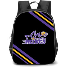 National Basketball League Sydney Kings Backpack School Bag StudentPack - Large Logo With Stripe