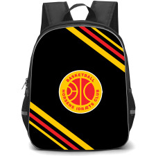 Horsens Idraets Club Basketball Backpack School Bag StudentPack - Large Logo With Stripe