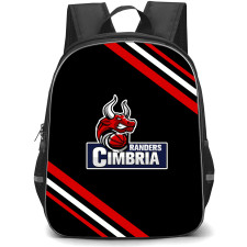 Randers Cimbria Backpack School Bag StudentPack - Large Logo With Stripe