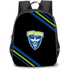 Saint-Quentin Basket-Ball Backpack School Bag StudentPack - Large Logo With Stripe