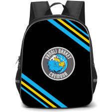 Guerino Vanoli Basket Backpack School Bag StudentPack - Large Logo With Stripe