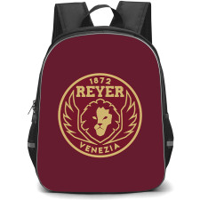 Reyer Venezia Mestre Backpack School Bag StudentPack - Reyer Venezia Mestre Logo On Dark Red Background