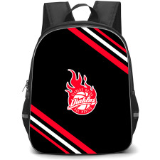 Diablos Rojos del Mexico Backpack School Bag StudentPack - Large Logo With Stripe
