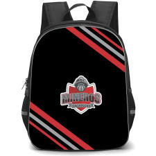 Mineros de Zacatecas Backpack School Bag StudentPack - Large Logo With Stripe