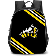 Franklin Bulls Backpack School Bag StudentPack - Large Logo With Stripe