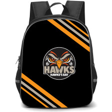 Hawkes Bay Hawks Backpack School Bag StudentPack - Large Logo With Stripe