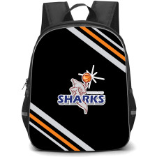 Southland Sharks Backpack School Bag StudentPack - Large Logo With Stripe