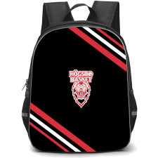 Hogsbo Basket Backpack School Bag StudentPack - Hogsbo Basket Large Logo With Stripe