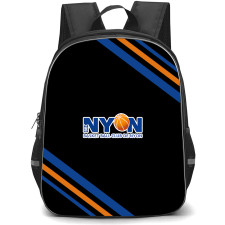 BBC Nyon Backpack School Bag StudentPack - BBC Nyon Large Logo With Stripe
