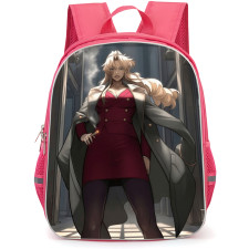 Black Lagoon Balalaika Backpack School Bag StudentPack - Balalaika Wear Long Trench Coat Artwork