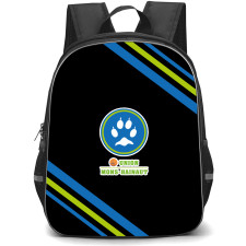 Union Mons-Hainaut Backpack School Bag StudentPack - Large Logo With Stripe