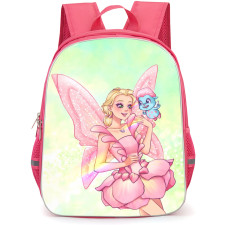 Barbie Fairytopia Backpack StudentPack - Barbie Fairytopia Smiling With Bibble Cartoon Art