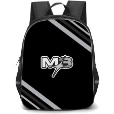 M3 FC Backpack School Bag StudentPack - M3 FC Large Logo With Stripe
