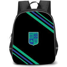 Midnight Wizards Backpack School Bag StudentPack - Midnight Wizards Large Logo With Stripe