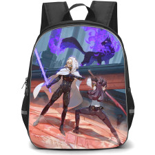 The Beginning After The End Backpack StudentPack - Arthur Leywin And Caera Denoir Volume 3 Official Cover Art