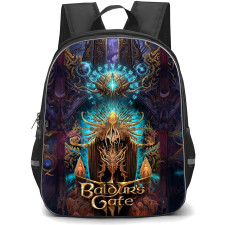 Baldur's Gate Backpack School Bag StudentPack - Baldur's Gate Mini Flayer Comic Art Poster