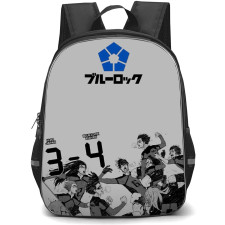 Blue Lock Backpack StudentPack - Blue Lock Character Grayscale Poster