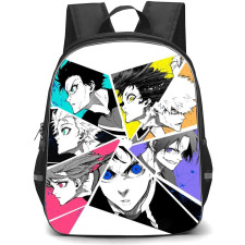 Blue Lock Backpack StudentPack - Blue Lock Character Graysacle And Color Anime Art Poster