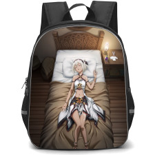 Berserk Of Gluttony Myne Backpack School Bag StudentPack - Myne Laying In Bed Sleeping Portrait