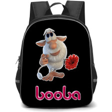 Booba Backpack School Bag StudentPack - Booba Holding Flower Sticker