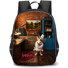 Booba Backpack School Bag StudentPack - Booba Standing On A Living Room Poster