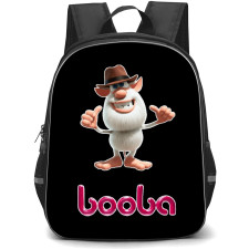Booba Backpack School Bag StudentPack - Booba Wearing Brown Cowboy Hat Double Thumbs Up Pose Sticker