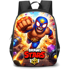 Brawl Stars El Primo Backpack School Bag StudentPack - El Primo Meteor Punch Poster