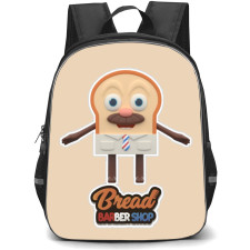 Bread Barbershop Master Bread Backpack School Bag StudentPack - Master Bread Smiling Portrait Series Sticker