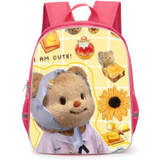 Butterbear Backpack StudentPack - Butterbear I Am Cute Food Collage