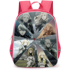 Claymore Backpack School Bag StudentPack - Claymore Characters Glass Crack Portrait Series Poster