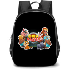 Coin Master Backpack School Bag StudentPack - Coin Master Characters Game Sticker