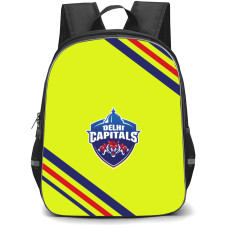Delhi Capitals Backpack School Bag StudentPack - Large Logo Stripe
