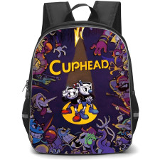 Cuphead Backpack School Bag StudentPack - Characters Spotlight Collage