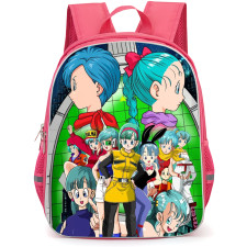 Dragon Ball Z Bulma Backpack School Bag StudentPack - Bulma Different Outfits Portrait Poster
