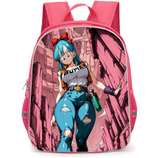 Dragon Ball Z Bulma Backpack School Bag StudentPack - Bulma Hiking Through Canyon Portrait