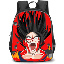 Dragon Ball Goku Backpack StudentPack - Goku Rages Cartoon Art
