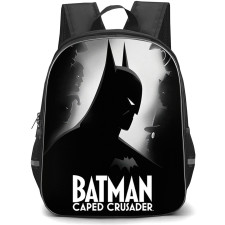 Batman Caped Crusader Backpack School Bag StudentPack - Batman Caped Crusader Dark Knight Shadow Poster