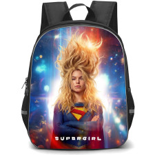 Supergirl Backpack School Bag StudentPack - Supergirl Hair Up Fierce Portrait Series Poster